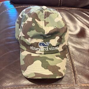 Vineyard Vines Green Camouflage Hat